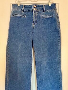 Sidefeel High Waisted Straight Leg Jeans
